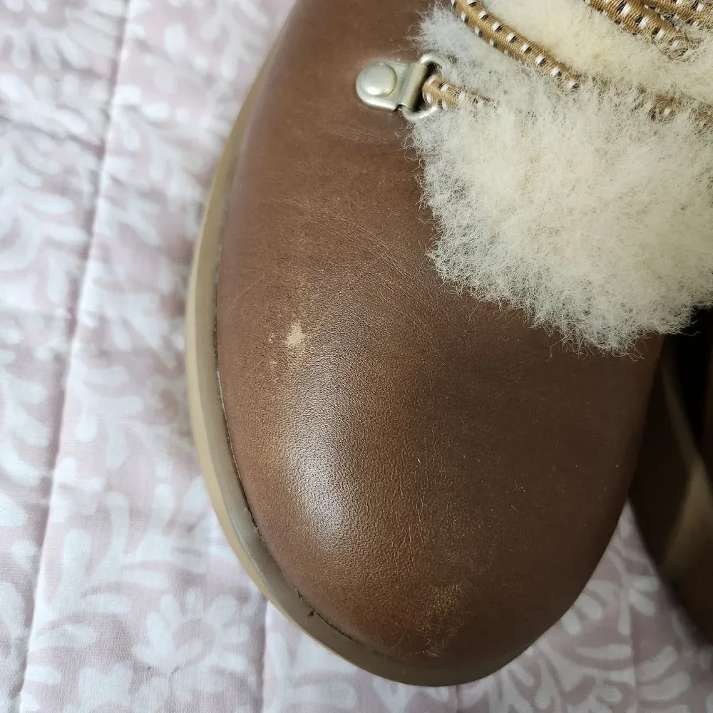 Ugg Viki Waterproof Boot Brown Suede Leather
